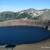 Озеро Штюбеля в кальдере вулкана Ксудач