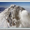 Ледник на верине вулкана Кизимен